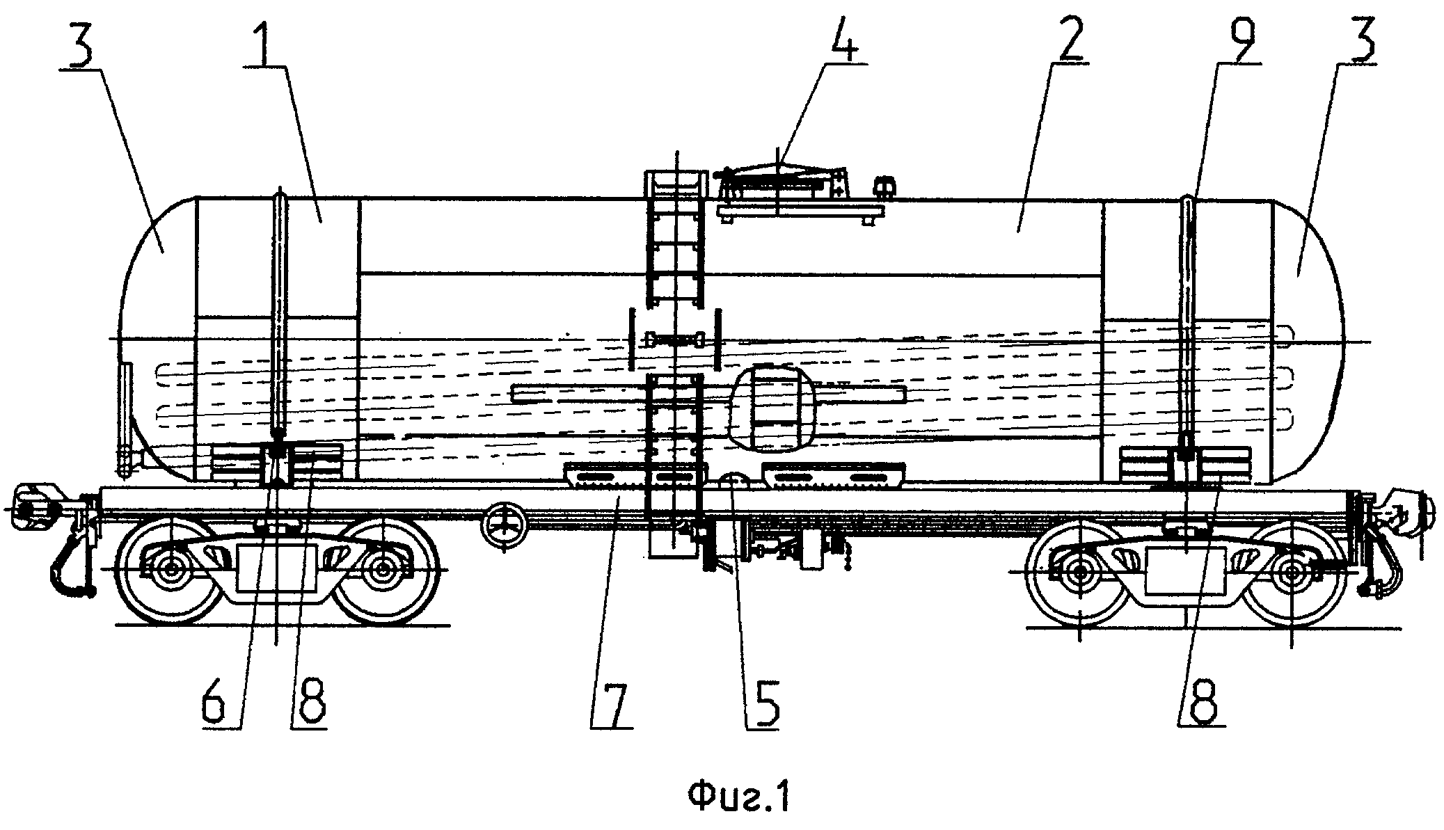 Конструкция вагона цистерны